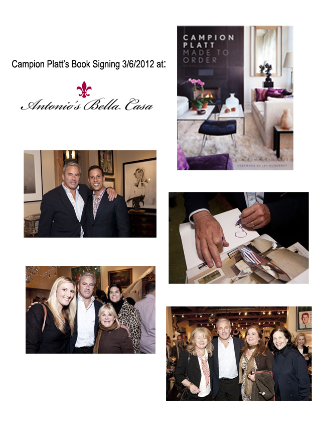 Campion’s Book Signing at Antonio’s Bella Casa