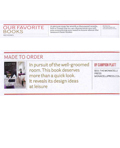 House Beautiful listed Made To Order as one of their favorite books!