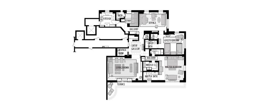 Jewel Box Floor Plan - Floor Plan/ 2155sqft