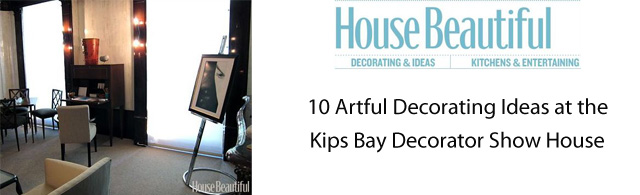 House Beautiful: 10Artful decorating ideas