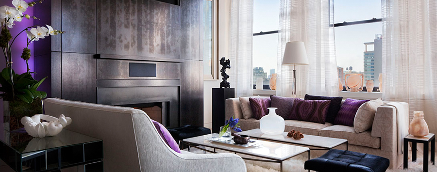 Soho White Loft - <em>Living Room </em>